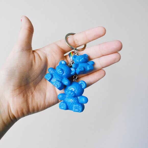 Handmade Teddy Bears Keychain Unique Accessory - Picture 3 of 5